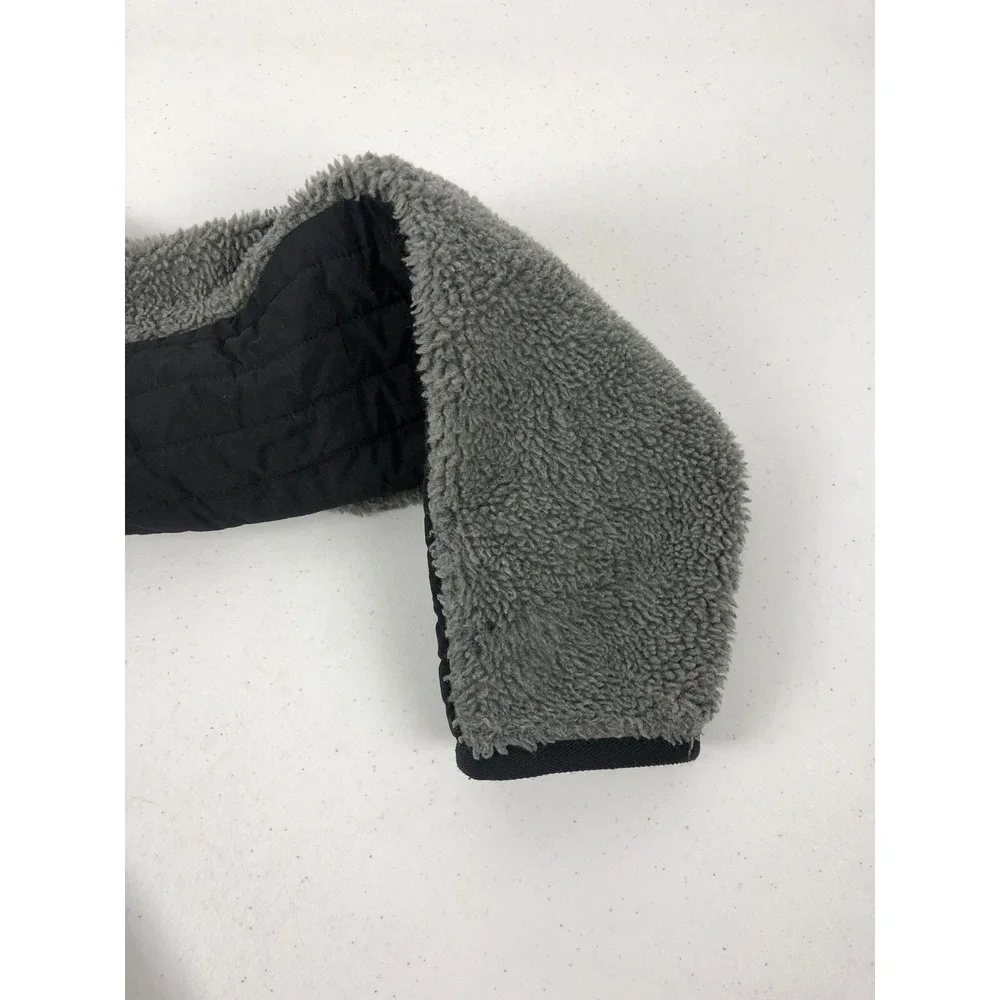 Patagonia Synchilla Womens Medium Fleece Jacket Retro Gray Black Full Zip 23070